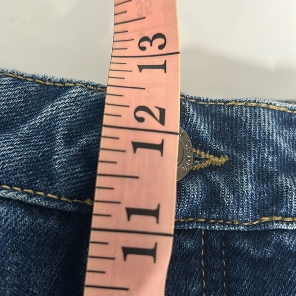 Fat Face Uk Sutton Straight Jeans Medium Wash Button Fly -Size 12S - Picture 10 of 11